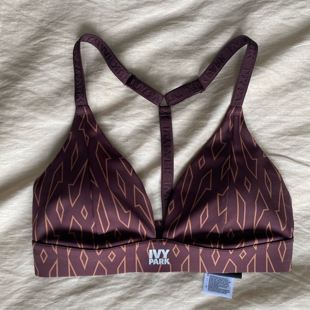 IVY PARK BROWN TRIANGLE BRA
